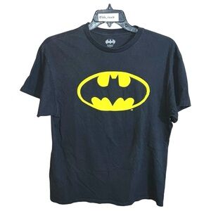 Batman Graphic T-Shirt Men’s Size XL Black Yellow Short Sleeve